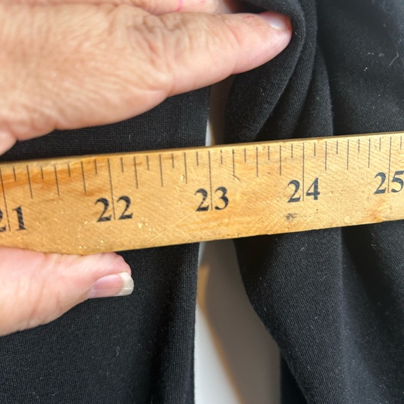 J. Jill Women’s Size XL Long Sleeve Pleated Dress Midi Length Black New 6350 - Picture 7 of 8